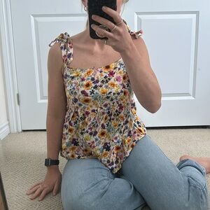 Floral Flowy Top